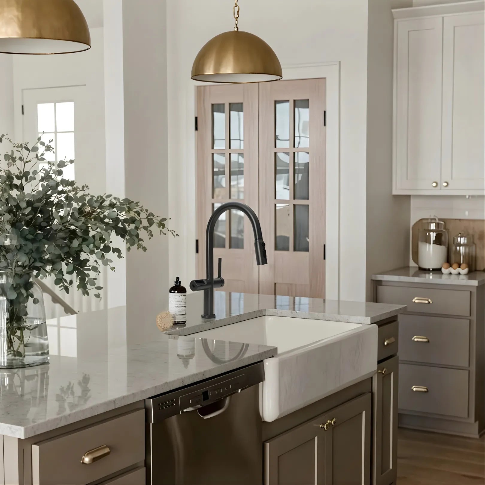 Tume Pull-Down Kitchen Tap with Temperature Display