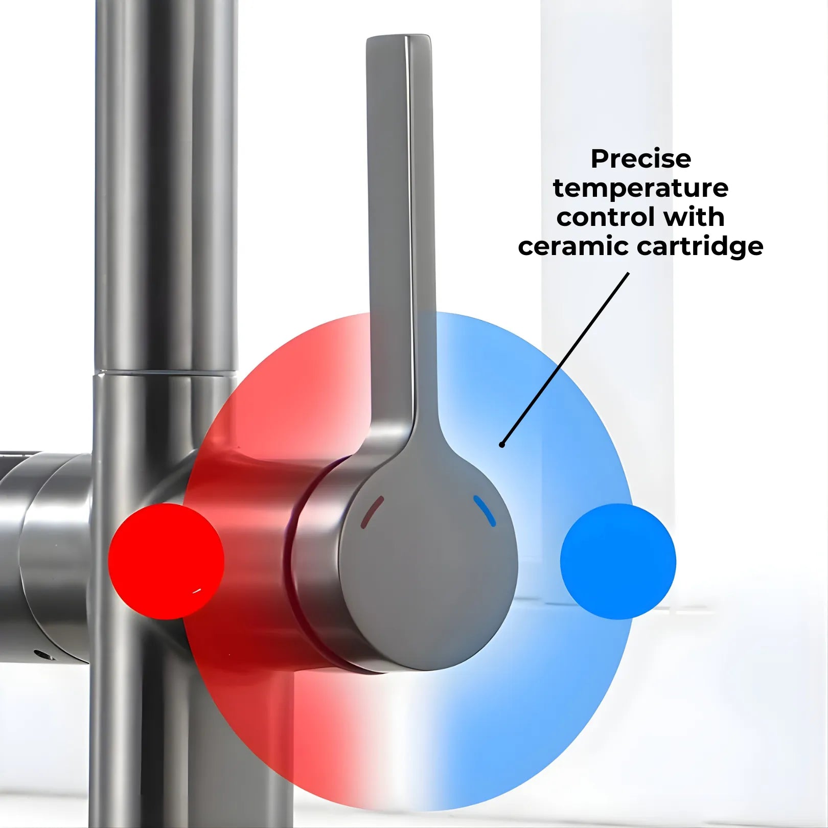Tume Pull-Down Kitchen Tap with Temperature Display